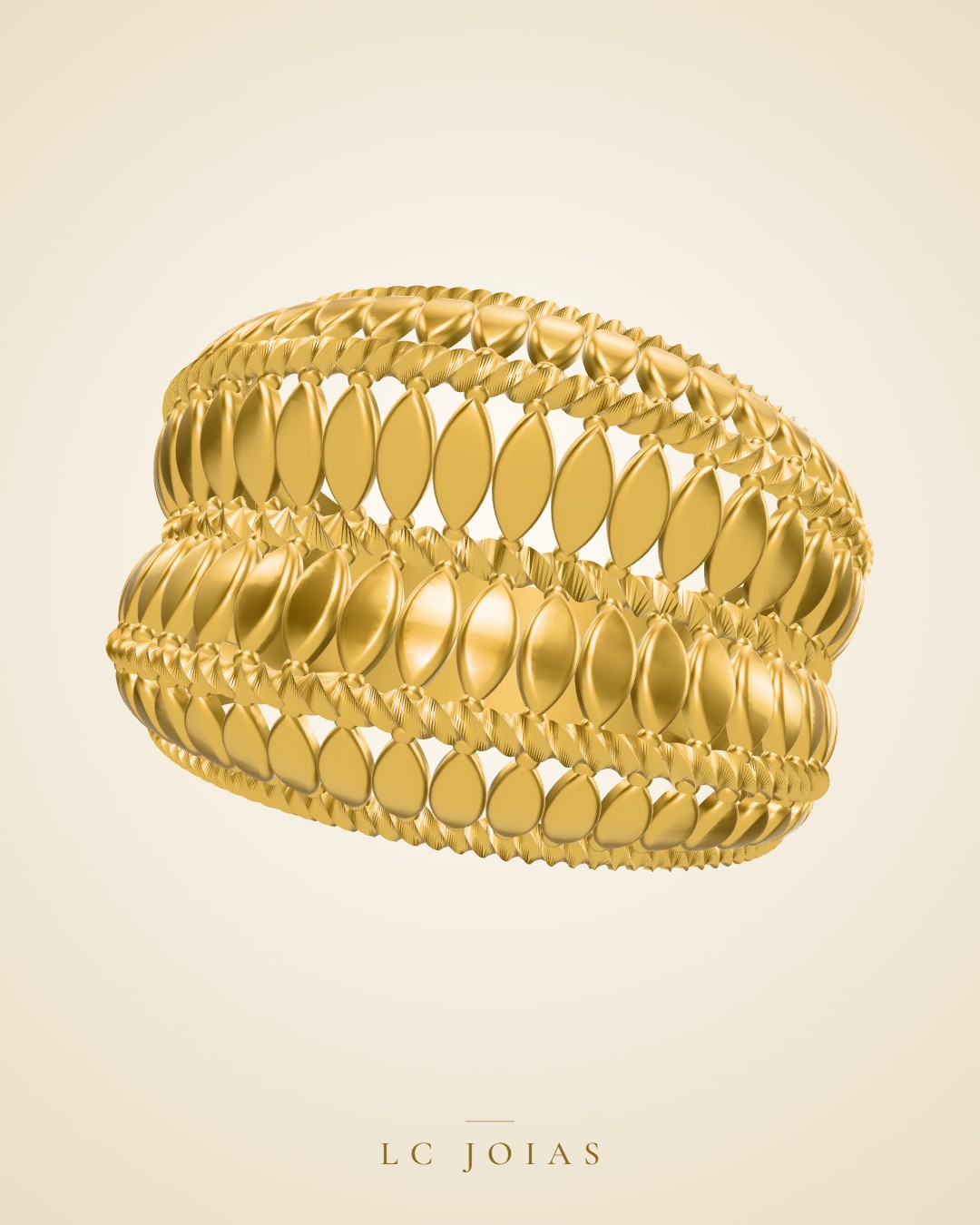 Anel 1167 z an em ouro