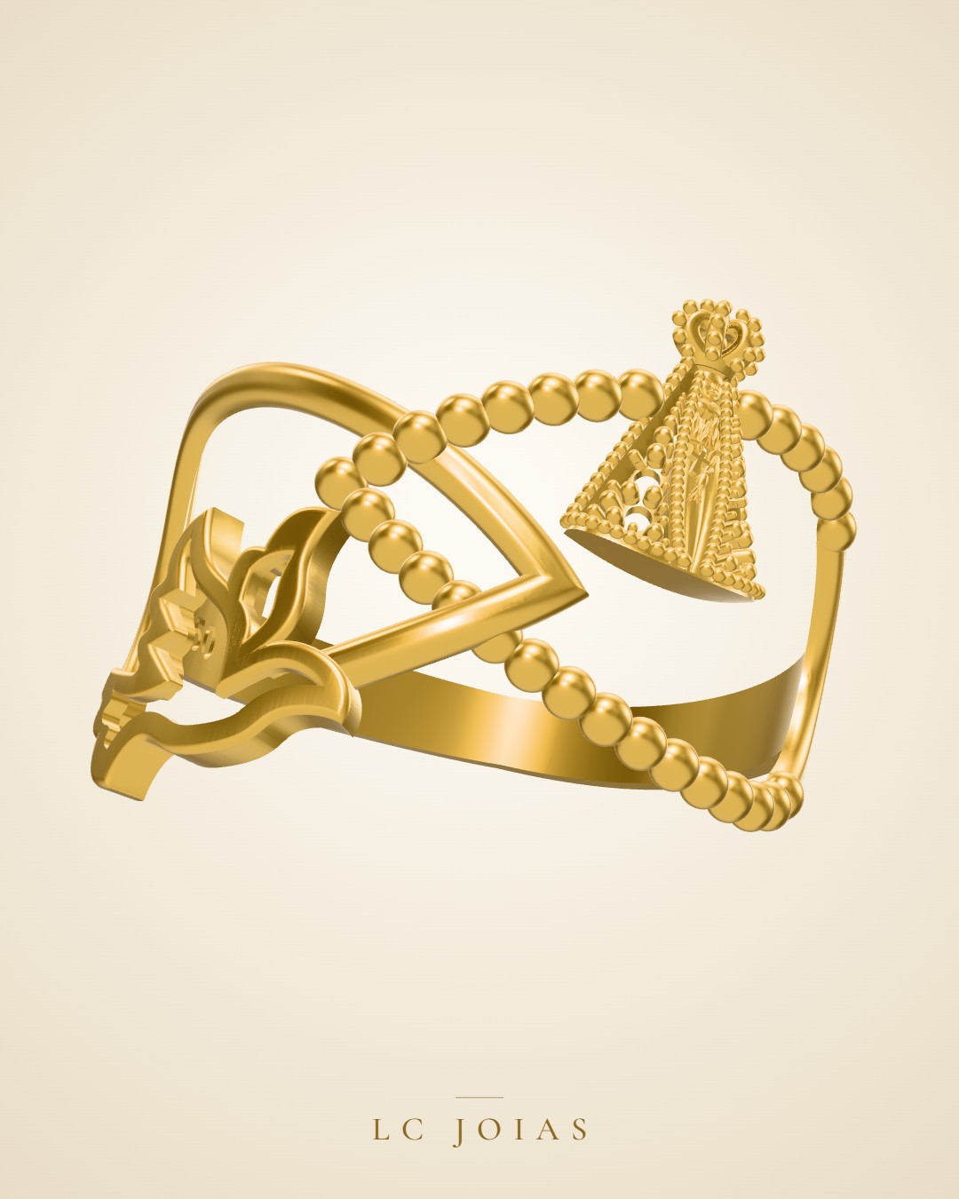 Anel 8701 an em ouro