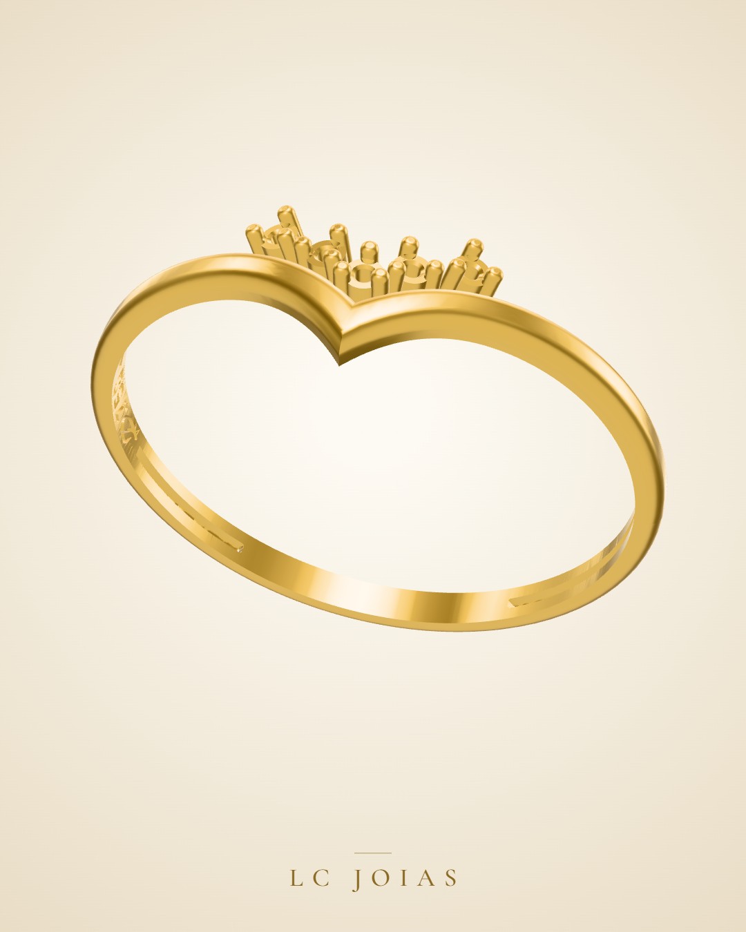 Anel 1791 an em ouro