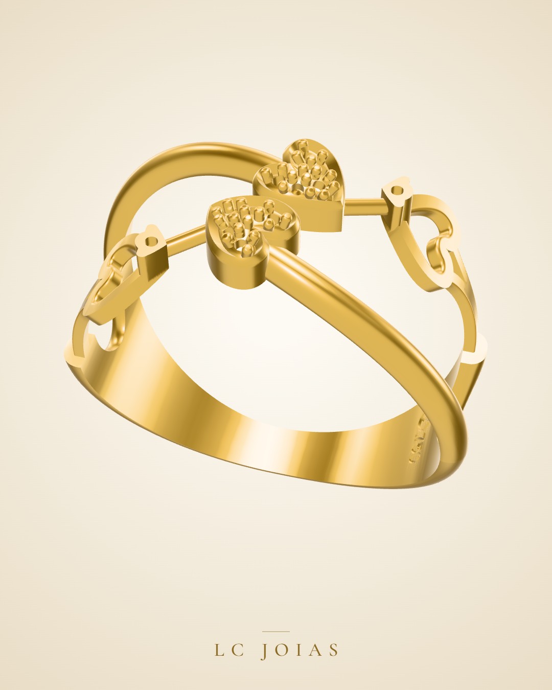 Anel 7449 an em ouro