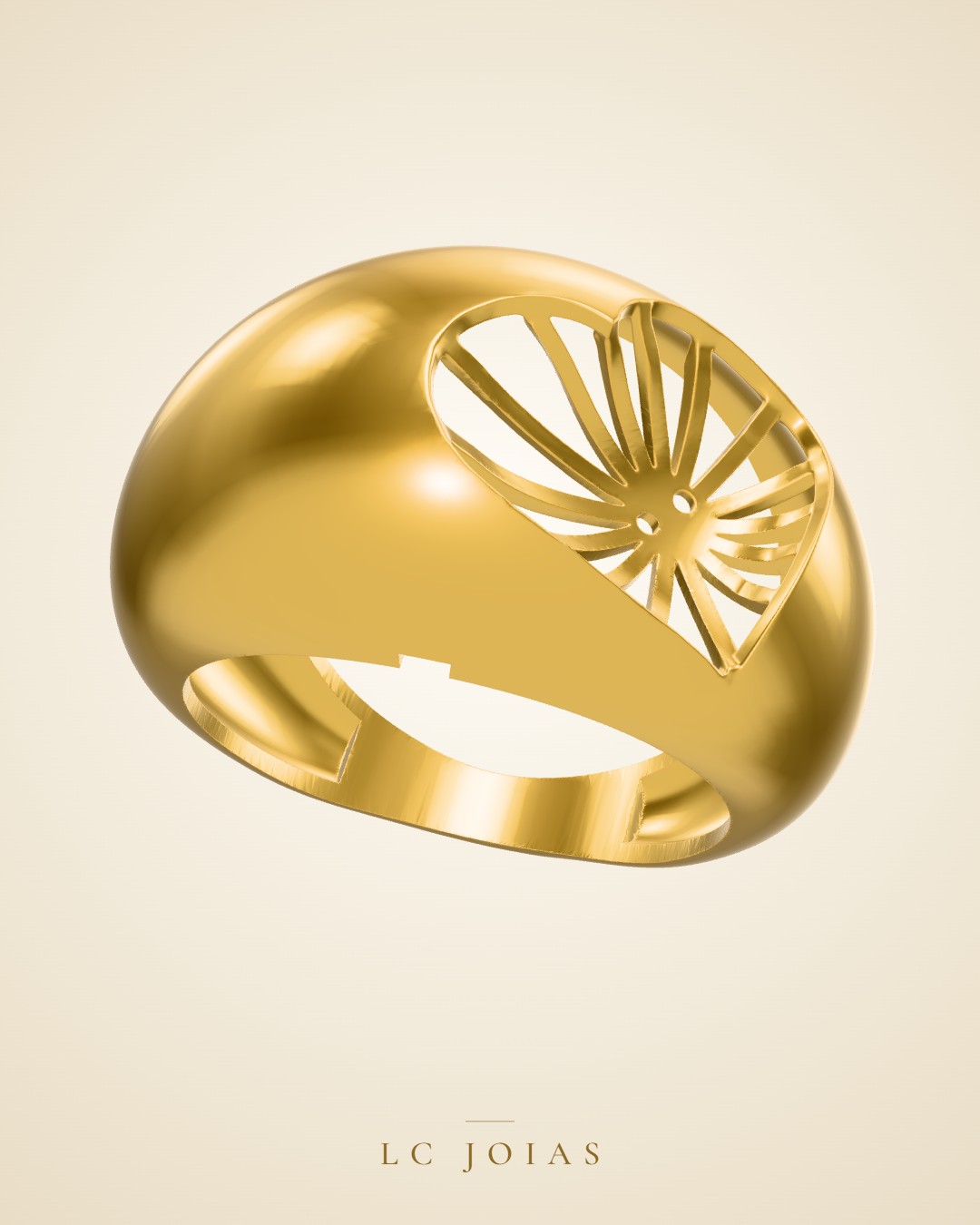 Anel 7016 anel em ouro