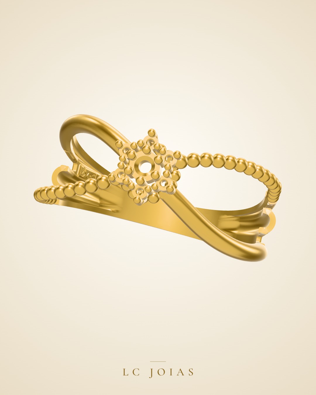 Anel 7909 an em ouro