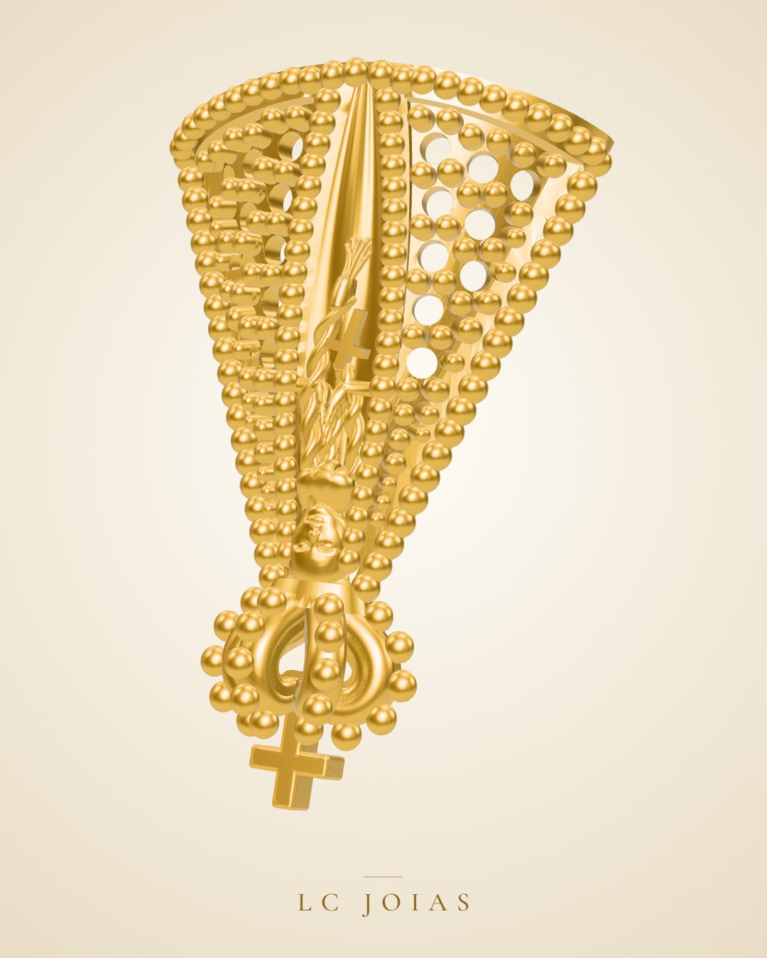 Berloque 1120 z ber b em ouro