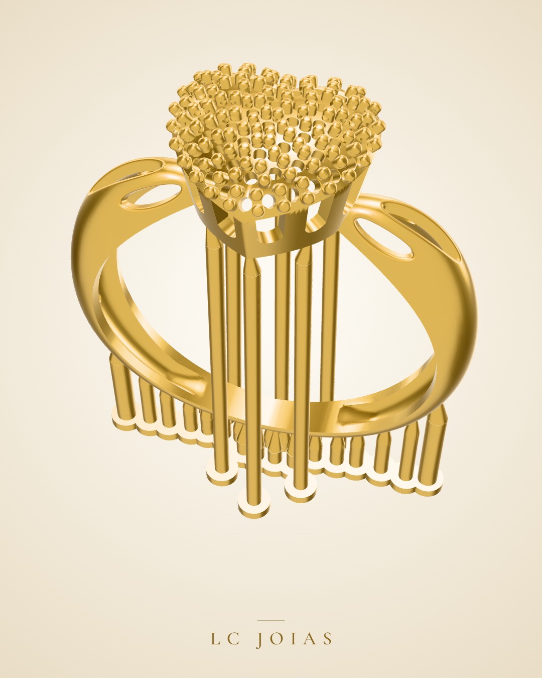 Anel 810 an em ouro