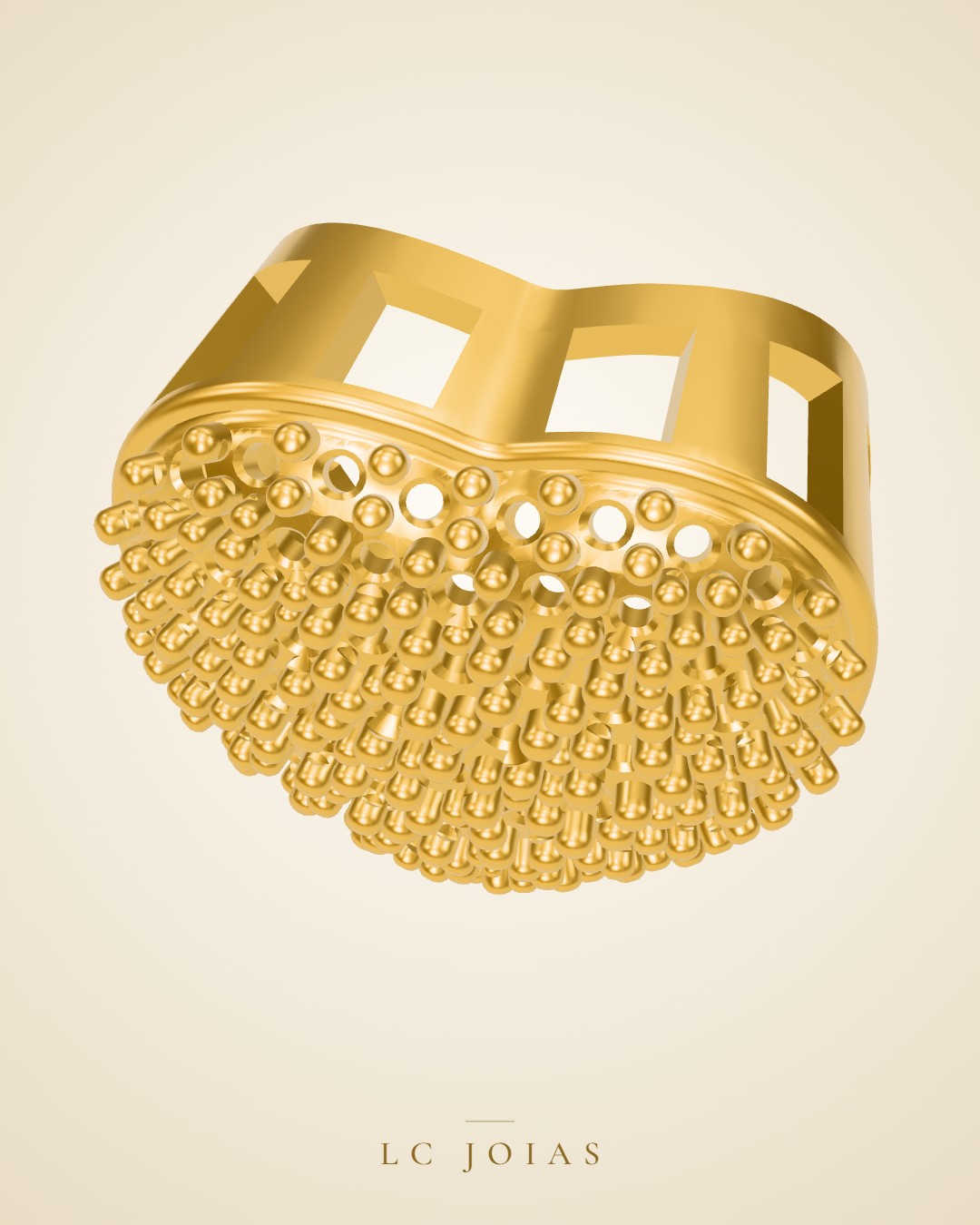 Anel 0810 z an em ouro